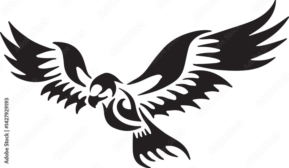Eagle simple icon. Vector ICON all icon Viktor Eagle simple icon. Vector ICON all icon Viktor