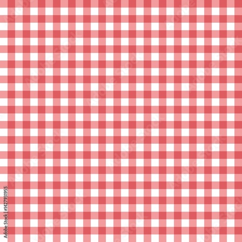 red and white plaid