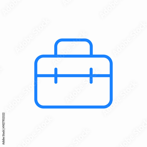 suitcase briefcase icon sign vector