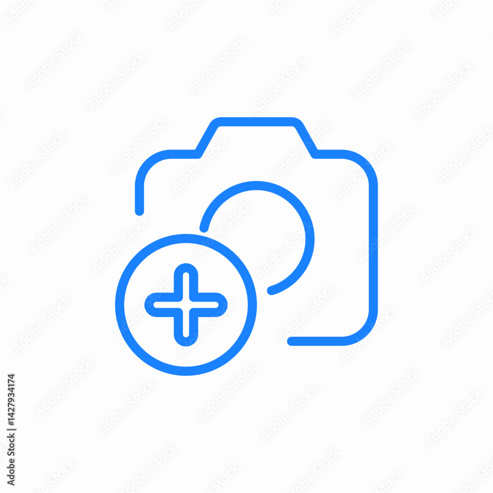 Obraz premium upload photo icon sign vector