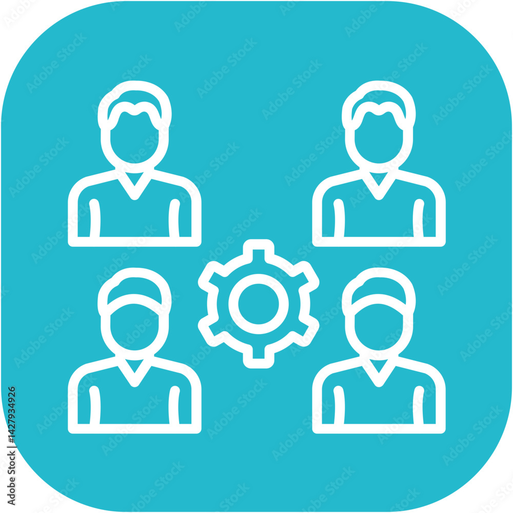 Fototapeta premium Squadmates Icon