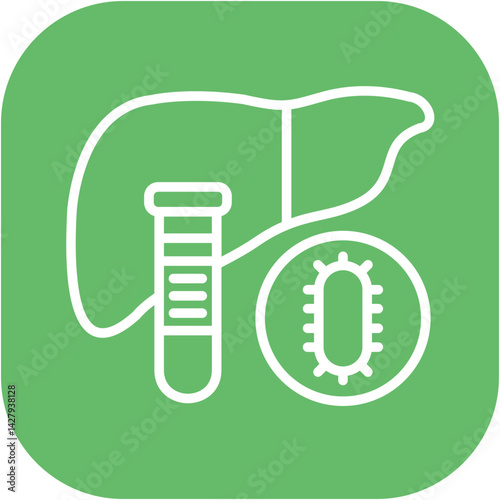 Hepatitis Test Icon
