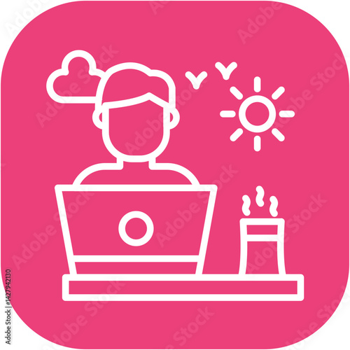 Digital Nomad Icon