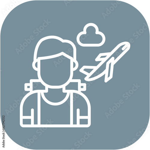 Avid Traveler Icon