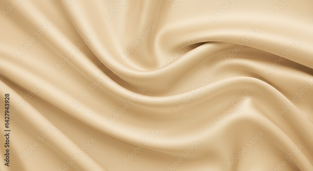 Obraz premium Cream Silk Fabric Texture