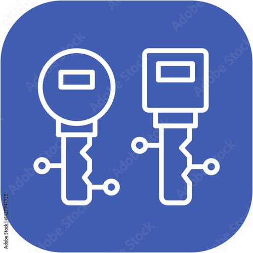 Key extraction Icon