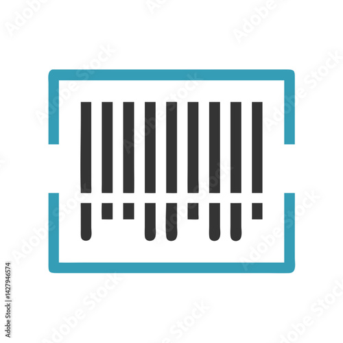 Stylized Vector Icon of a Paper Shredder for Security and Data Privacy
