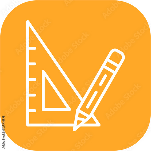 Drafting Triangle Icon