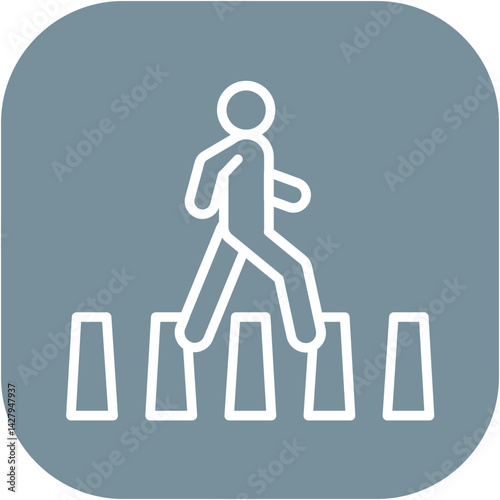 Pedestrian Crossing Icon