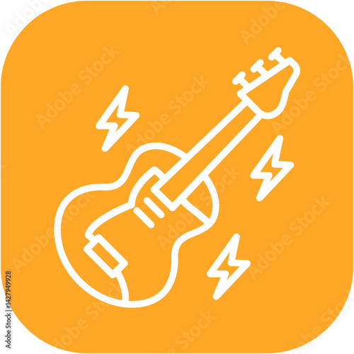 Electric Guitar Icon
