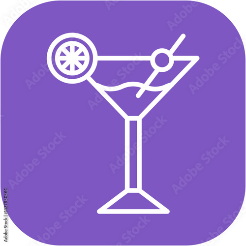 Cruise Cocktail Icon