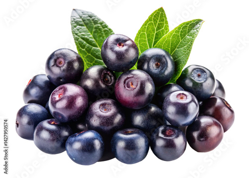 Acai Berry isolated on white background