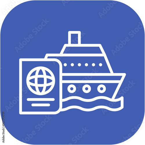 Cruise Passport Icon