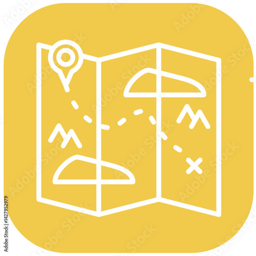 Travel Map Icon