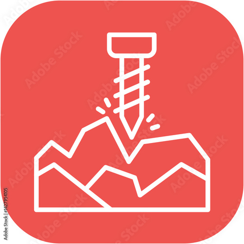 Mining Drill Icon