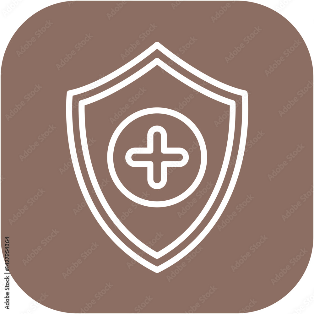 Obraz premium Health Shield Icon