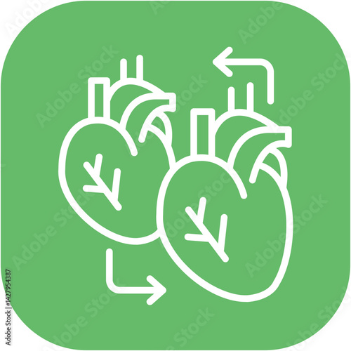 Heart Transplant Icon