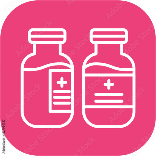 Medication Vial Icon