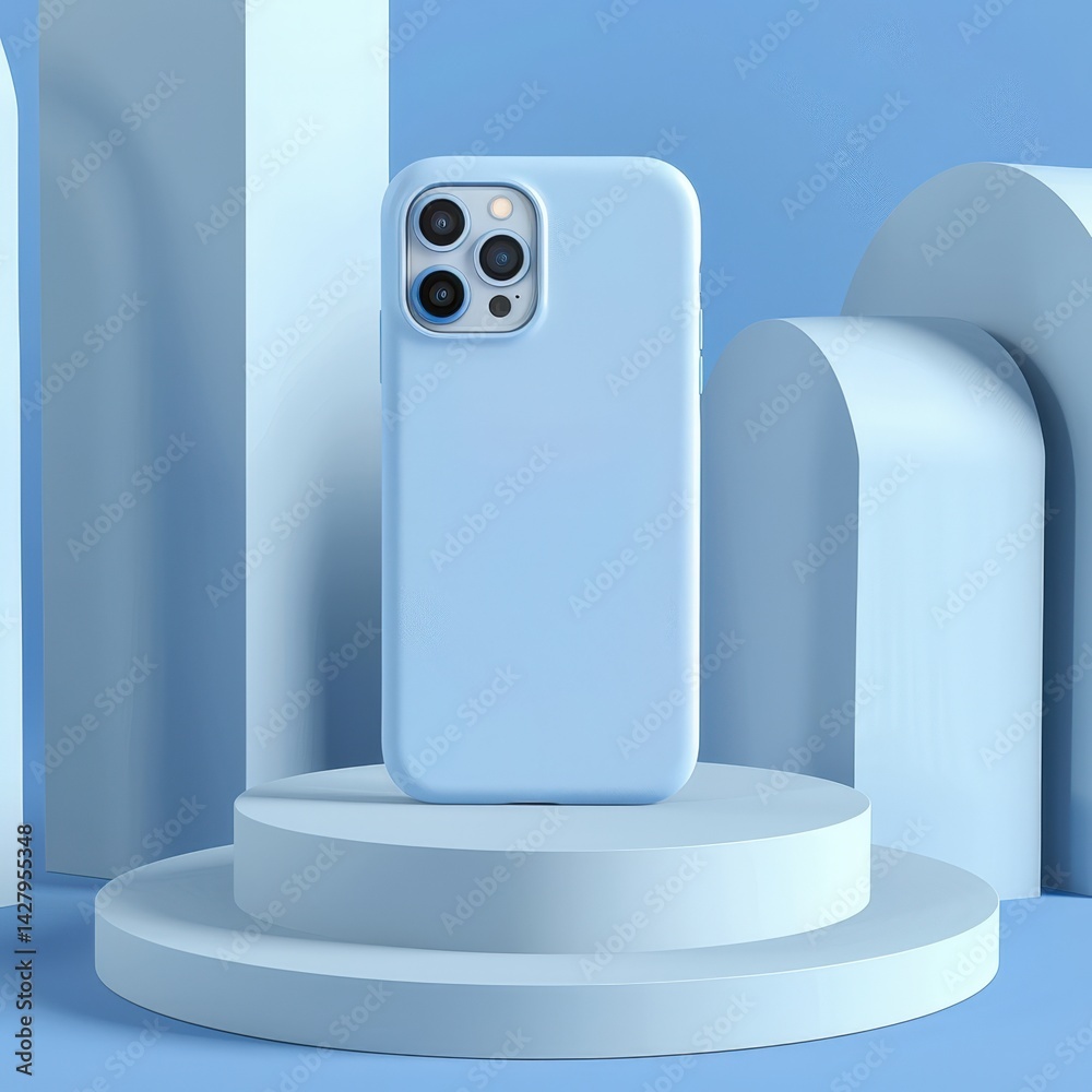 Blue Phone Case on Display