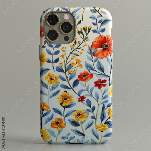 Obraz na płótnie Floral Phone Case w salonie