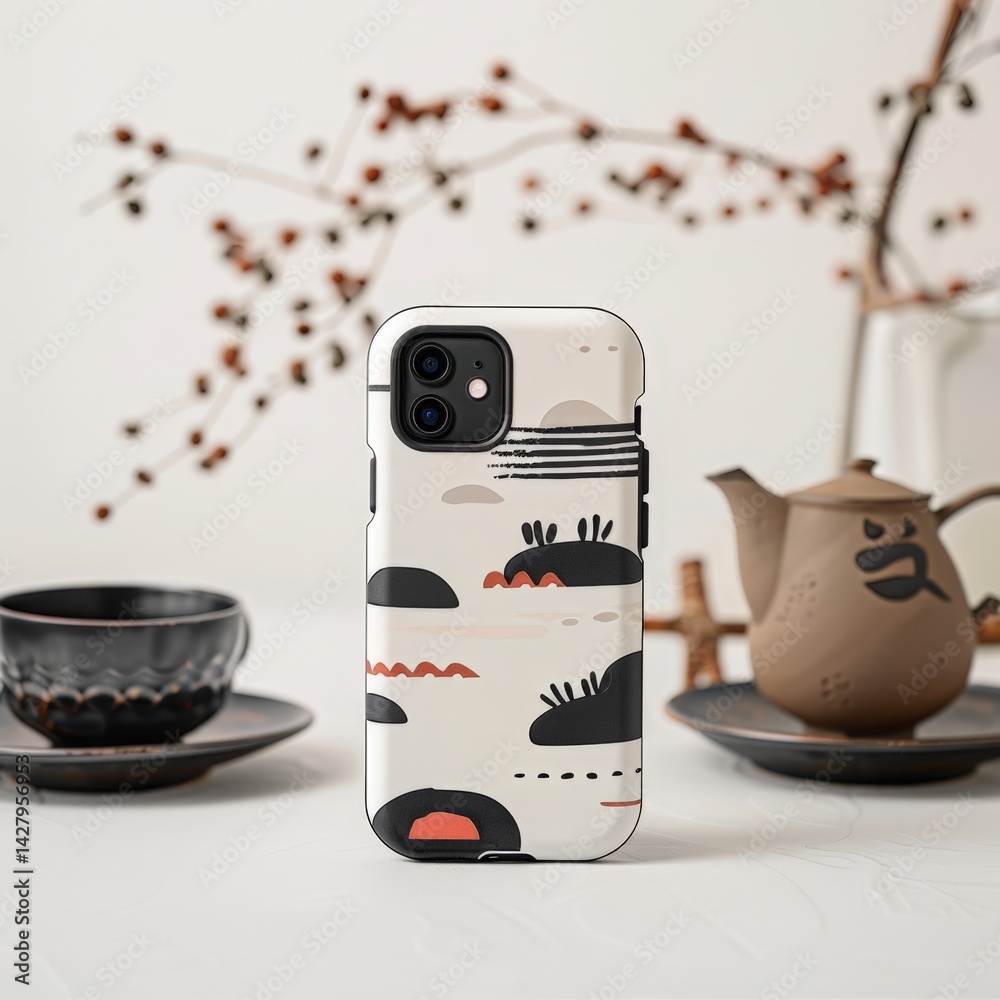Phone Case with Abstract Design
