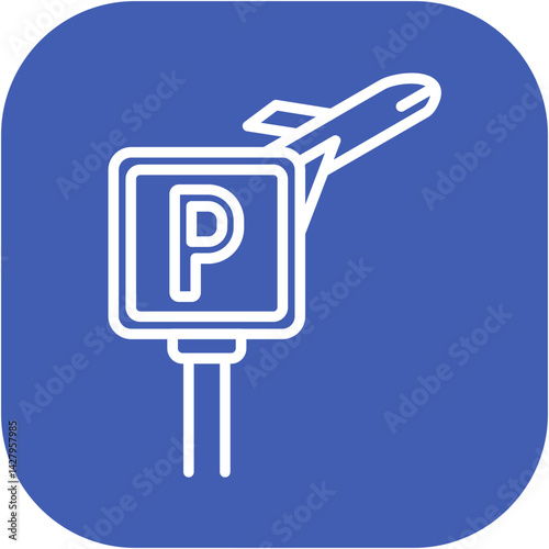 Airport Parking Icon