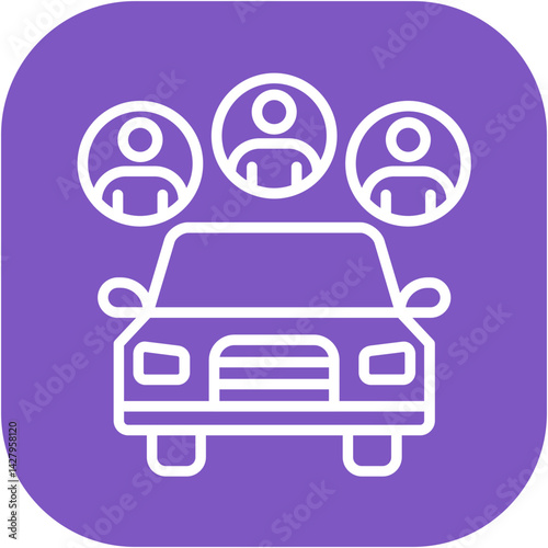 Carpooling Icon