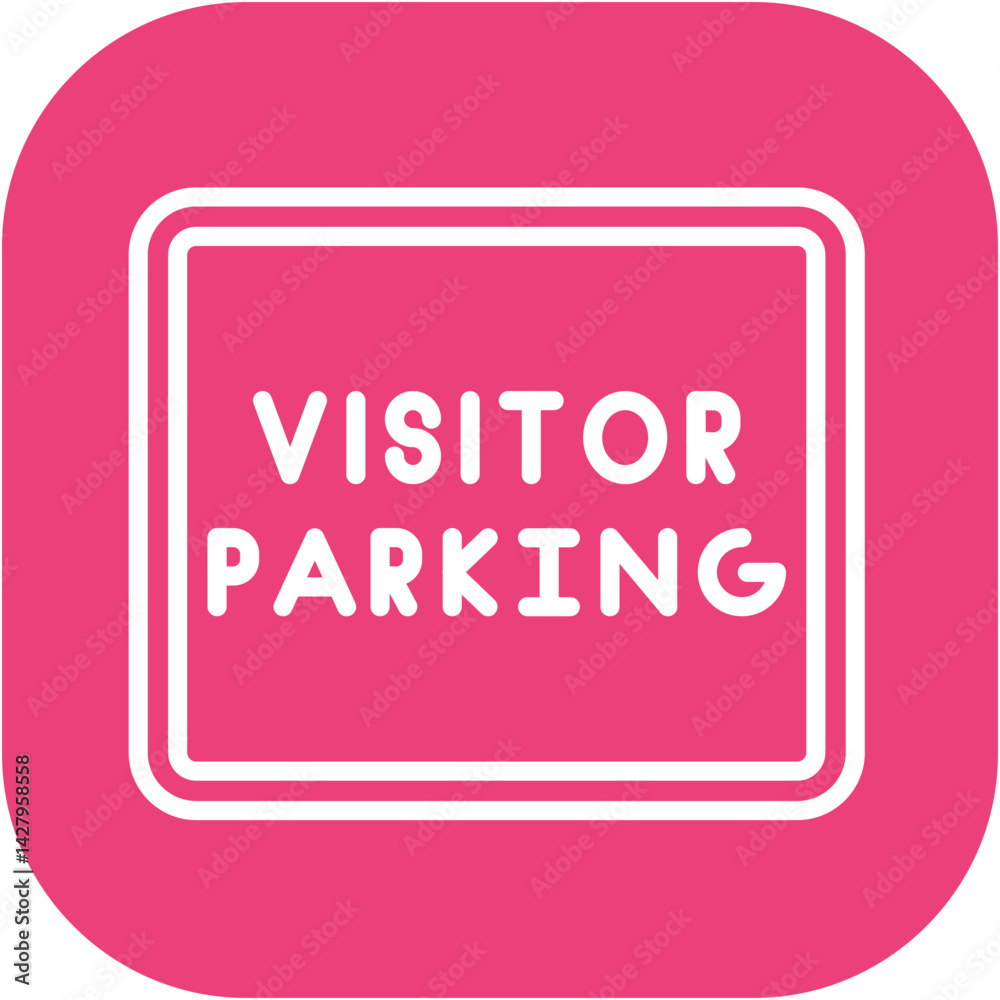 Visitor Parking Icon Visitor Parking Icon