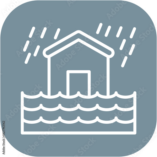 Flash Flood Icon