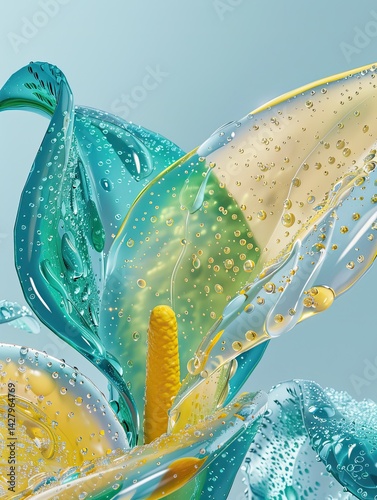 Abstract Floral Design