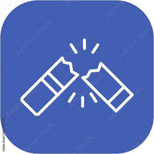 Breaking Cigarette Icon
