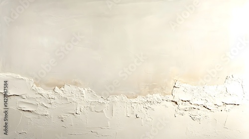 Warm off-white stucco wall with subtle textural depth
