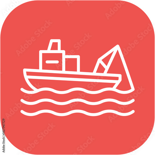 Fishing Boat Icon