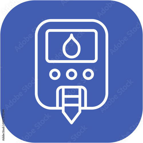Blood Glucose Meter Icon