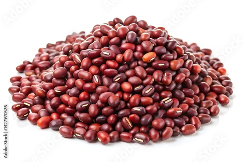 Red Adzuki Beans: A Close-Up of Healthy Whole Grains