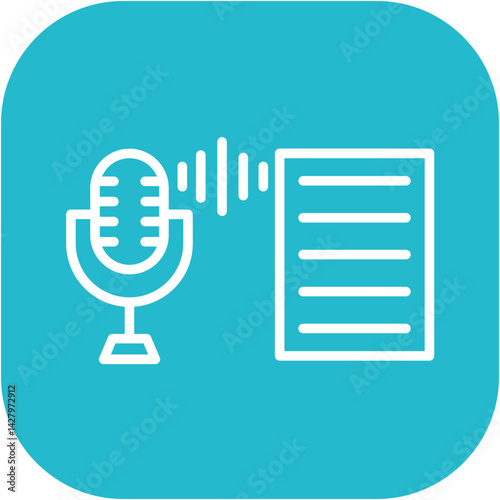 Voice Transcription Icon