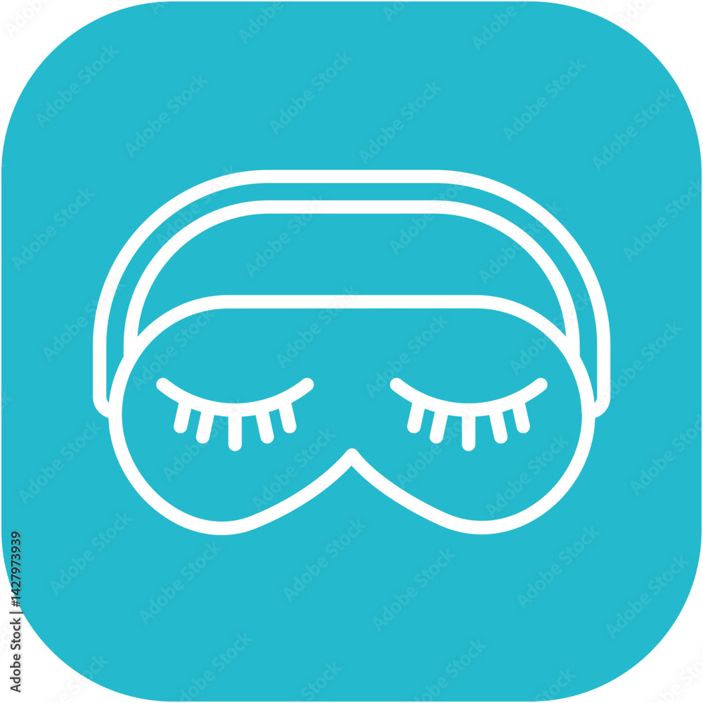 Obraz premium Eye Mask Icon
