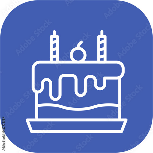 Birthday Cake Flavor Icon