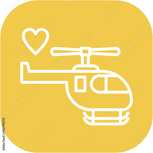 Helicopter Ride Icon
