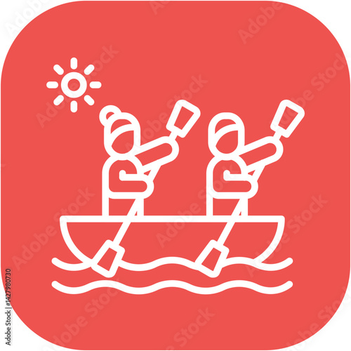 Kayaking Icon