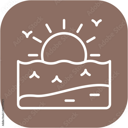 Sunset Icon
