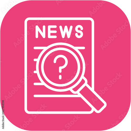 News Skepticism Icon