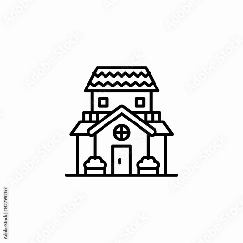 house cleaning icon sign vector