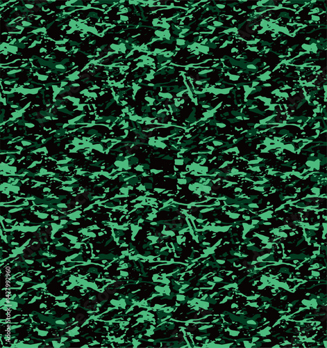 Verdant sprawl a vibrant dance of emerald hues in dense camouflage