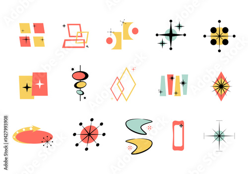 Atomic Mid Century Modern Element