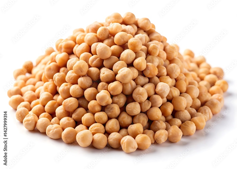 Chickpeas isolated on white background Chickpeas isolated on white background