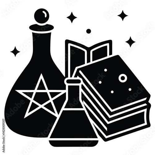 science and chemistry icon set