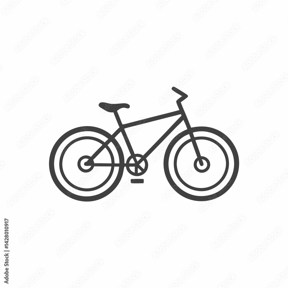 A minimalist line drawing of a bicycle, showcasing its sleek design and modern aesthetic. A minimalist line drawing of a bicycle, showcasing its sleek design and modern aesthetic.