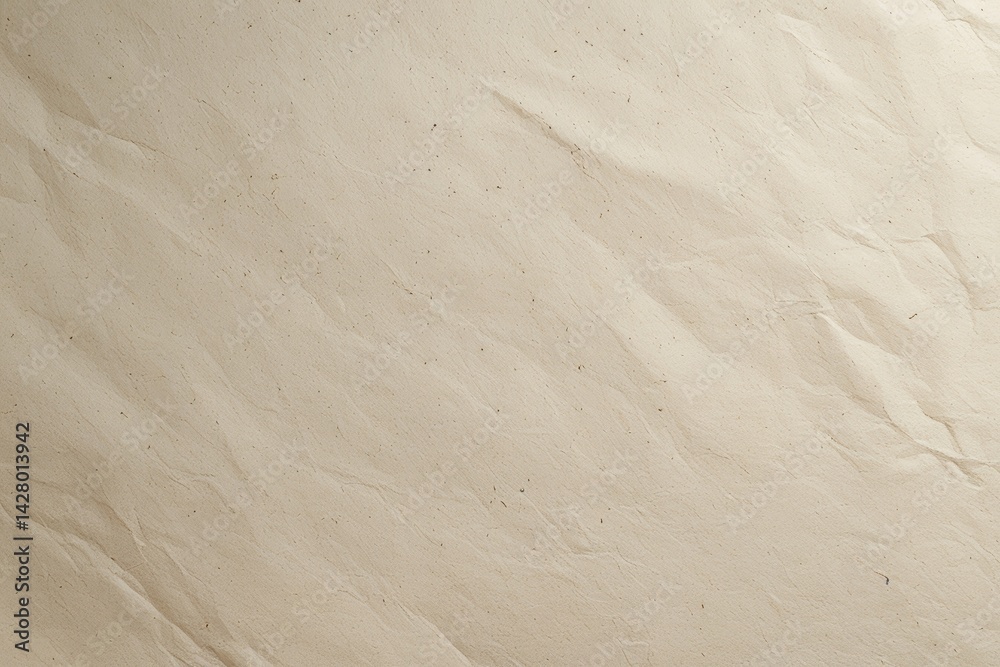 Obraz premium Textured Off-White Paper Background with Subtle Grain and a Minimalist, Natural Aesthetic