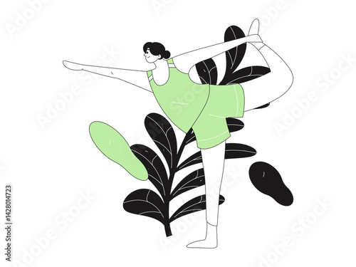 3.12 International Women's Day professional women flat character vector concept operation hand drawn illustration
